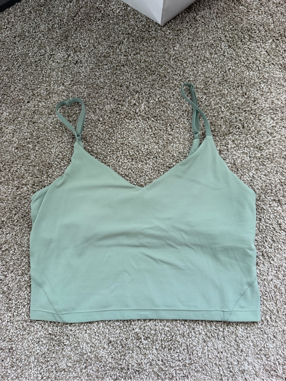 lululemon athletica sage Green V‑Neck Spaghetti Strap Camisole